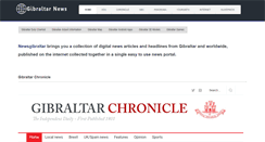 Desktop Screenshot of newsgibraltar.com