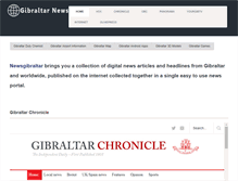 Tablet Screenshot of newsgibraltar.com